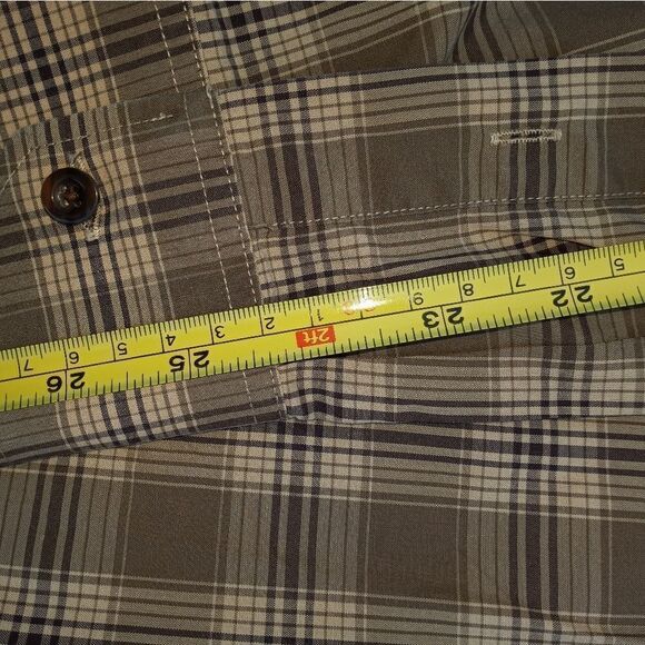 Cutter& Buck Xl Longsleeves Plaid Pocket Men's Shirt - Picture 7 of 8